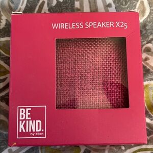 Be Kind Wireless Speakers - Pink - New in box
